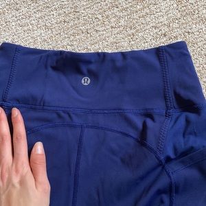 Blue Lululemon 7/8 tights